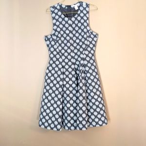 H&M dress size 12, black and white.